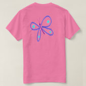 T-shirt Papillon Violet Art à Porter (Design dos)