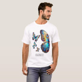 T-shirt Papillons attrapés (Devant entier)