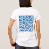 T-shirt Papillons bleus (Dos)