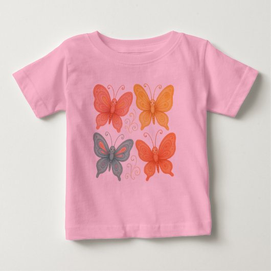 T-Shirt Papillons Capricieux (Devant)