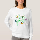T-shirt Papillons colorés (Devant)