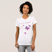 T-shirt papillons colorés (Devant entier)