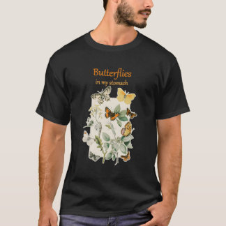 T-shirt Papillons Colorés Dans Mon Estomac Rural Cottageco