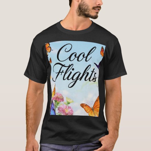 T-shirt Papillons Cool Flights (Devant)