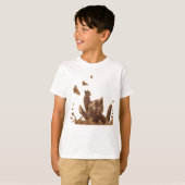 T-shirt Papillons de nuit et de chat Brown (Devant entier)