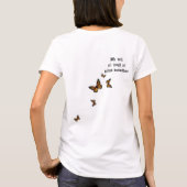 T-shirt Papillons dorés (Dos)
