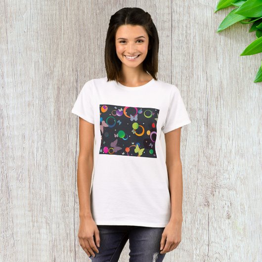 T-shirt Papillons Et Bulles
