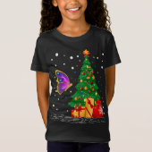 T-Shirt Papillons Lover Cadeau Père Noël Papillon Noël (Devant)