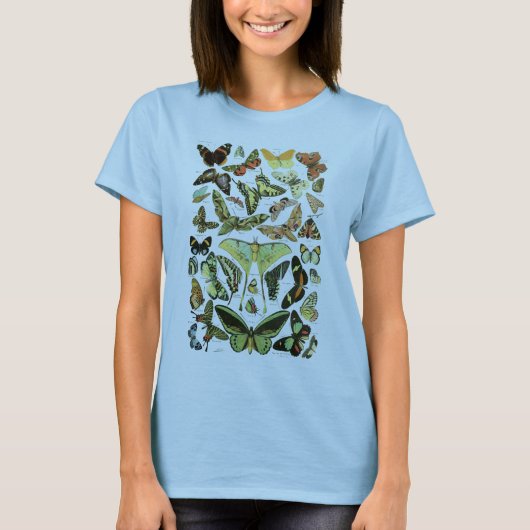 T-shirt Papillons par Adolphe Millot (Devant)