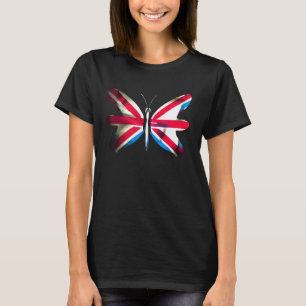 T-shirt papillons royaume-uni insectes citations Famille