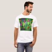 T-shirt Papillons sur le mur (Devant entier)