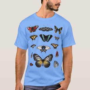 T-shirt Papillons vintages papillons de nuit Insectes Ento