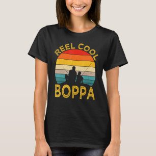 T-shirt Papou de pêche super cool pour homme Papa vintage