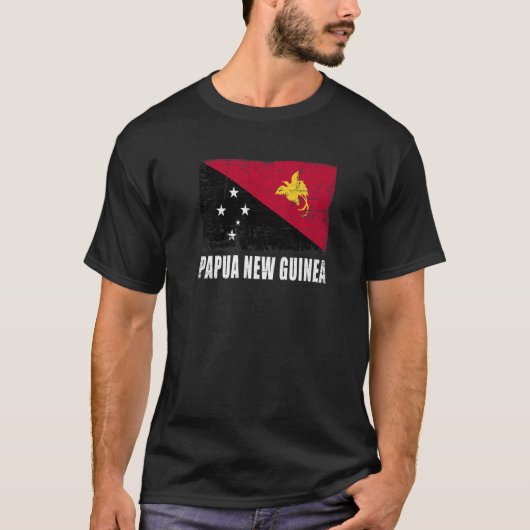 T-shirt Papouasie-Nouvelle-Guinée Drapeau Pays Drapeau Pap (Devant)