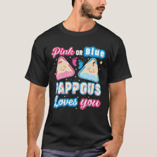 T-shirt Pappous Rose ou Bleu Vous Aime Révéler Le Genre 