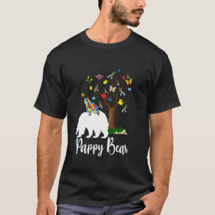 T-shirt Pappy Bear Sensibilisation à l'autisme Amour Souti