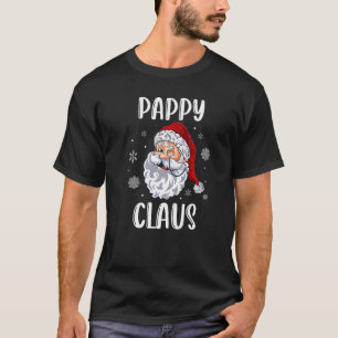 T-shirt Pappy Claus Santa Hat Christmas Light Best Pappy E