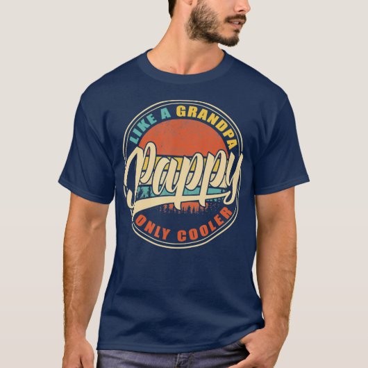 T-shirt PAPPY comme un grand-père SEULEMENT GLACIÈRE Vinta (Devant)