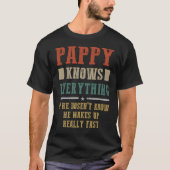 T-shirt Pappy connaît tout Vintage (Devant)