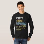 T-shirt Pappy Know Everything - Grand-père (Devant entier)