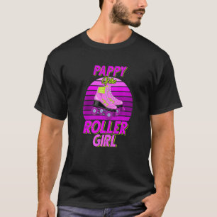 T-shirt Pappy Of The Birthday Girl Roller Skating Party