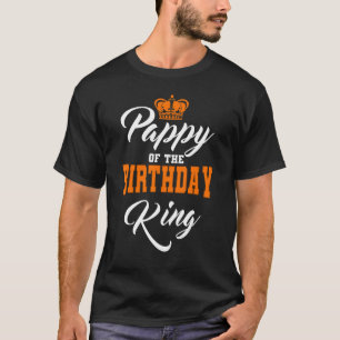 T-shirt Pappy Of The Birthday King Party Anniversaire de l
