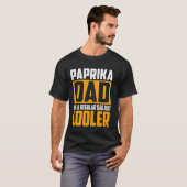 T-shirt Paprika Papa - Comme un papa normal mais plus cool (Devant entier)