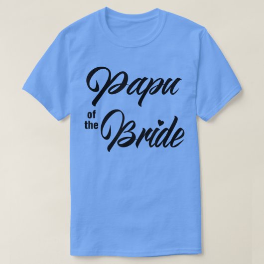 T-shirt Papu Of Bride Wedding Party Matching Bridal Party (Design devant)