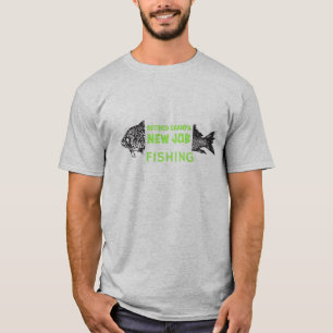 T-SHIRT PAPY À LA RETRAITE NOUVEAU MÉTIER PÊCHE