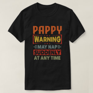 T-shirt Papy avertissement peut faire une sieste subitemen