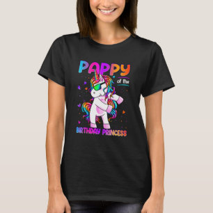 T-shirt Papy de la fille de la princesse d'anniversaire Li