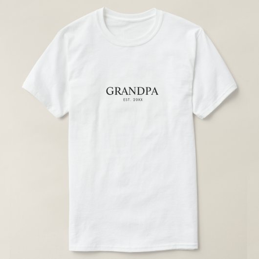 T-shirt Papy Moderne Est Année (Design devant)
