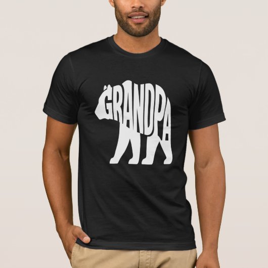 T-shirt Papy Ours  (Devant)