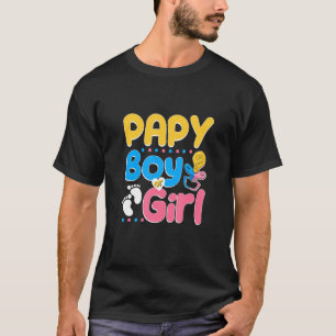 T-shirt Papy rose ou bleu vous aime meilleur papa jamais p
