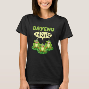 T-shirt Pâque de pesach de Dayenu Frog