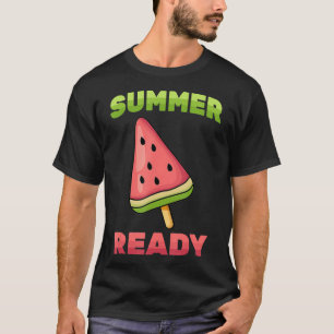 T-shirt Pâque - Prêt pour l'été - Melon - fruits - Vacat