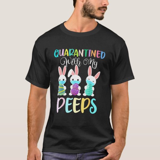 T-shirt Pâques : Arantino Avec Mon P Eeps Bu Nny Hap (Devant)