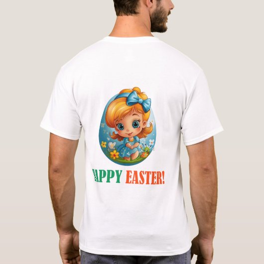 T-shirt Pâques arrive ! Amour (Dos)