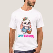 T-shirt Pâques arrive - Joyeux Pâques ! (Devant)
