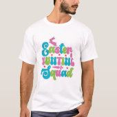 T-shirt Pâques arrive - Lapin de Pâques (Devant)