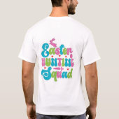 T-shirt Pâques arrive - Lapin de Pâques (Dos)