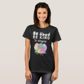 T-shirt Pâques Be Kind Signal Langue Main Taling Chasse au (Devant entier)