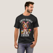T-shirt Pâques Beagle Joyeuses Pâques Beagle (Devant entier)