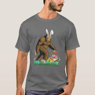 T-shirt Pâques Bigfoot Bunny Bigfoot Happy Pâques Chasse