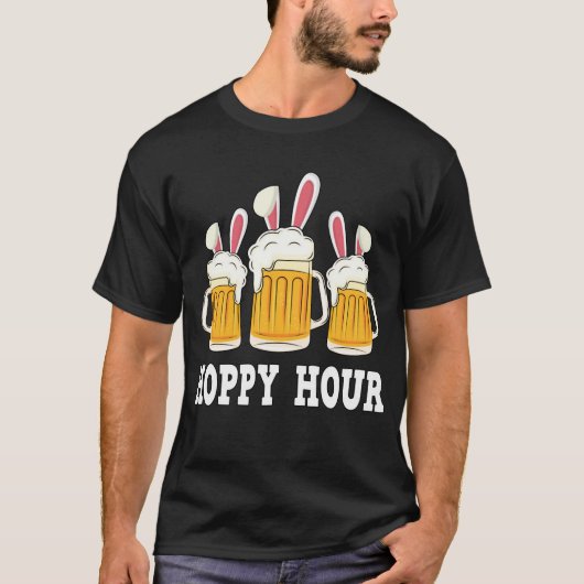 T-shirt Pâques, bonne bière de Bunny (Devant)