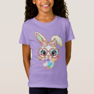 T-Shirt Pâques Bunny Pop Art Buble Gum