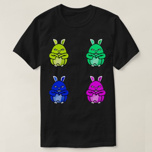 T-shirt Pâques Bunny popart (Design devant)