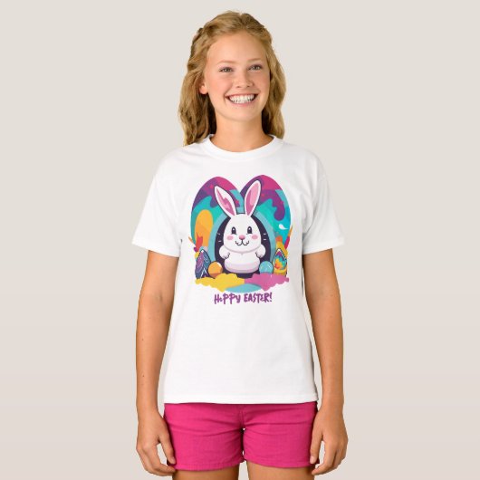 T-shirt Pâques chanceuses ! (Devant entier)