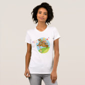 T-shirt Pâques chanceux (Devant entier)
