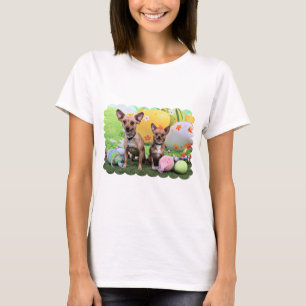 T-shirt Pâques - Chipin Rockwell - chiwawa Rambo - Mahne